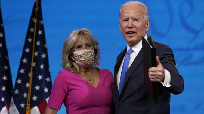 Dr. Jill Biden and President-Elect Joe Biden